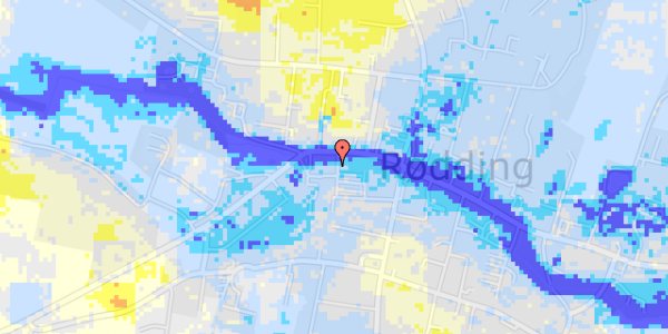 Ekstrem regn på Bredgade 2B