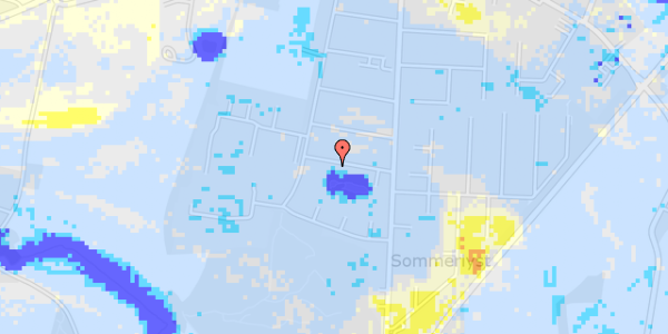 Ekstrem regn på Grønningen 9