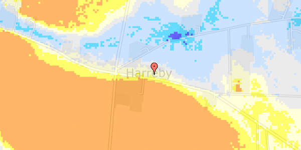 Ekstrem regn på Harrebyvej 17