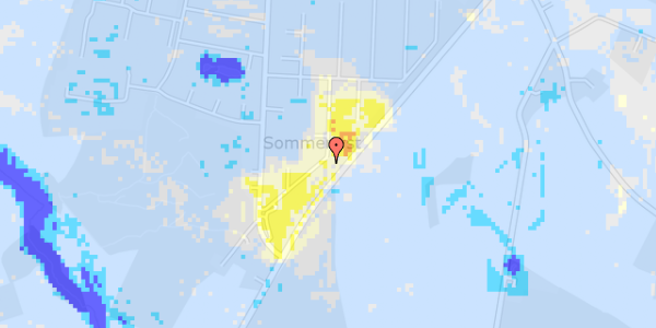 Ekstrem regn på Holtevej 16