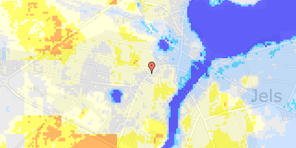 Ekstrem regn på Jels Vestergade 12A