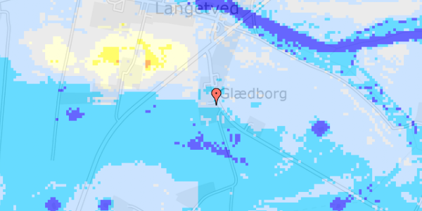 Ekstrem regn på Langetvedvej 25