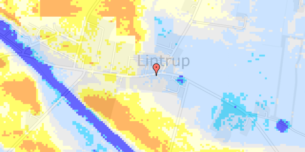 Ekstrem regn på Lintrupvej 30