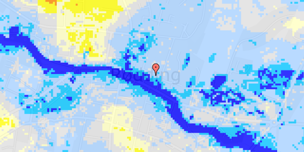 Ekstrem regn på Louisevej 1