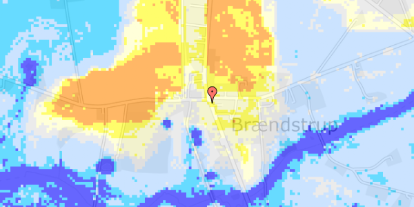 Ekstrem regn på Låsledvej 2