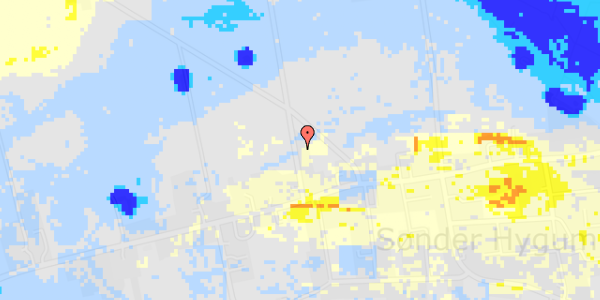 Ekstrem regn på Ollingvej 10