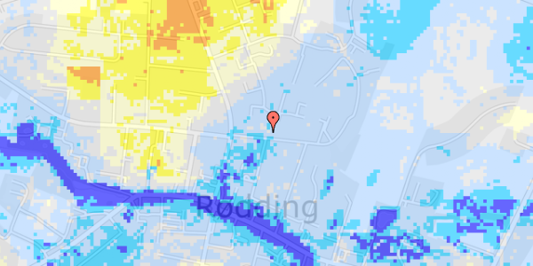 Ekstrem regn på Rødding Nørregade 5