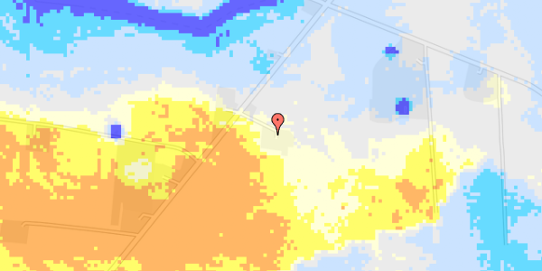 Ekstrem regn på Ribevej 91