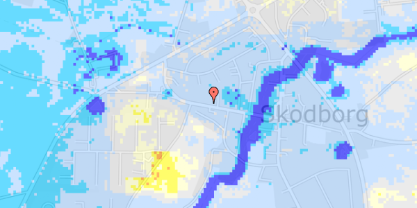 Ekstrem regn på Skodborg Vestergade 22, 1. 