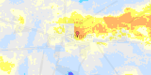 Ekstrem regn på Tornumgårdsvej 13