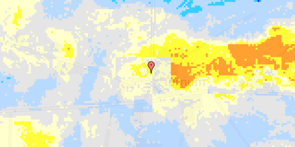 Ekstrem regn på Tornum Skovvej 8