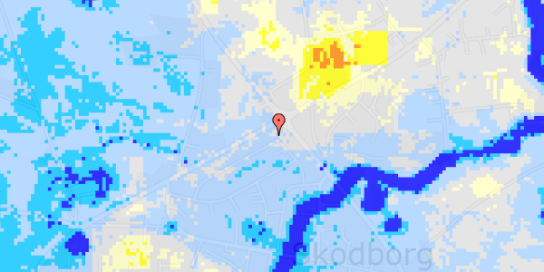 Ekstrem regn på Trøjborgvej 20