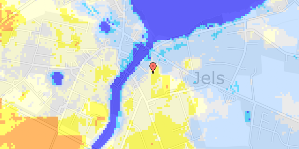 Ekstrem regn på Ørstedvej 4G