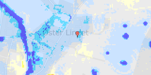 Ekstrem regn på Østervænge 4