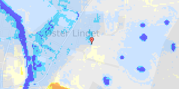 Ekstrem regn på Østervænge 17