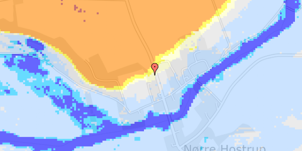 Ekstrem regn på Nr Hostrupvej 49