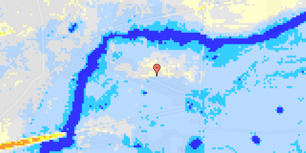 Ekstrem regn på Nybølvej 23