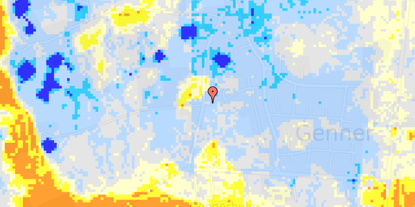 Ekstrem regn på Vestertoft 25