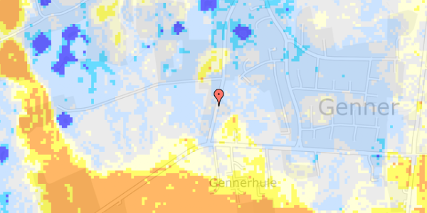 Ekstrem regn på Vestertoft 46