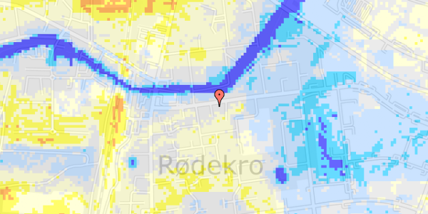 Ekstrem regn på Østergade 30