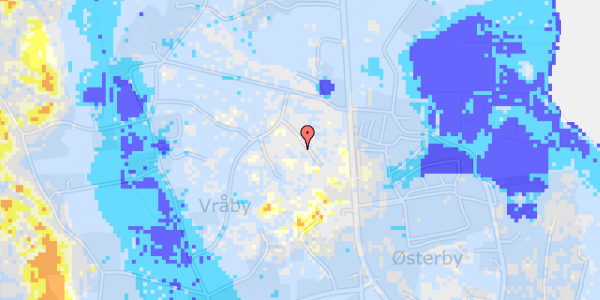 Ekstrem regn på A Hveyselsvej 22