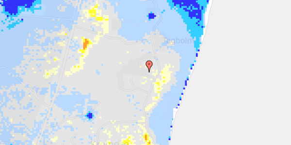 Ekstrem regn på A M Listsvej 15