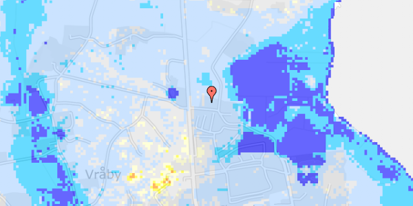 Ekstrem regn på Borrebjergvej 3