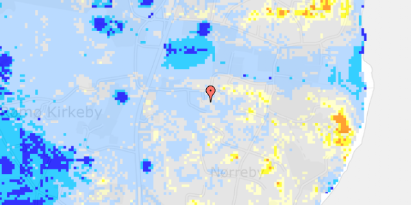 Ekstrem regn på Elmegårdsvej 8