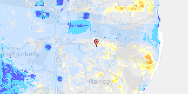 Ekstrem regn på Elmegårdsvej 12