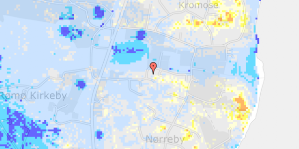 Ekstrem regn på Elmegårdsvej 14