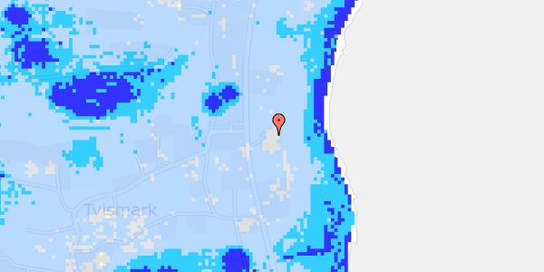 Ekstrem regn på Havnebyvej 33