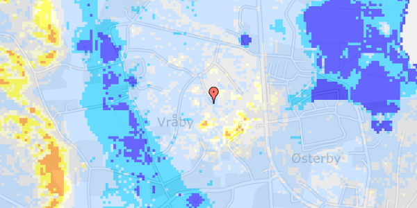 Ekstrem regn på Lejrbjergvej 11