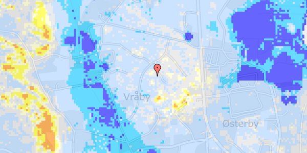 Ekstrem regn på Lejrbjergvej 13