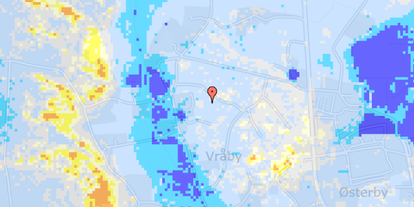 Ekstrem regn på Lejrbjergvej 21