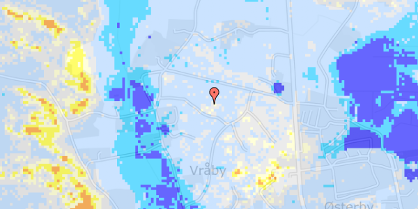 Ekstrem regn på Lejrbjergvej 28