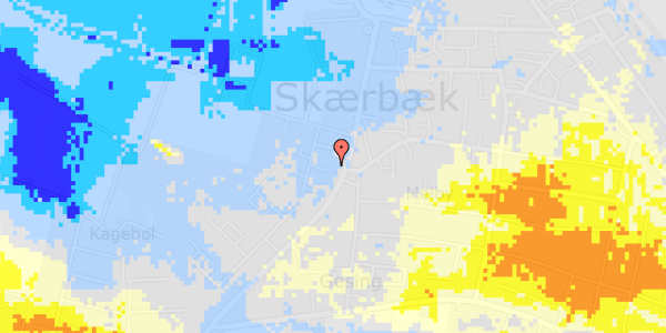 Ekstrem regn på Lergravene 11