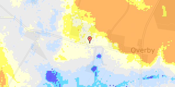 Ekstrem regn på Overbyvej 22