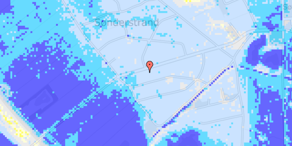 Ekstrem regn på Sønderstrandvej 19