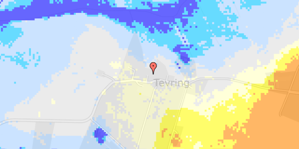 Ekstrem regn på Tevringvej 25