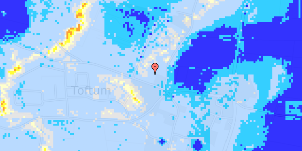 Ekstrem regn på Thadesvej 14