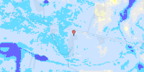 Ekstrem regn på Blans Østermark 10