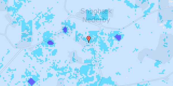 Ekstrem regn på Snogbæk Nederby 13