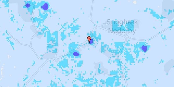 Ekstrem regn på Snogbæk Nederby 21