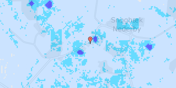 Ekstrem regn på Snogbæk Nederby 23