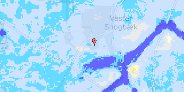 Ekstrem regn på Vester Snogbæk 2