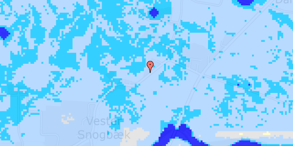 Ekstrem regn på Vester Snogbæk 27