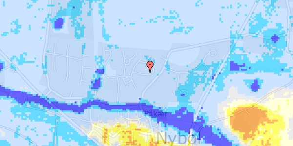 Ekstrem regn på Langballe 41