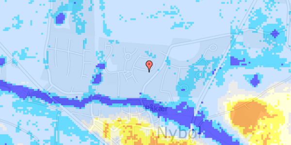 Ekstrem regn på Langballe 42