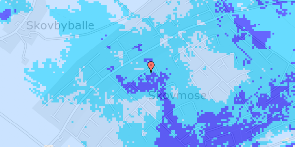 Ekstrem regn på Birkemose 33