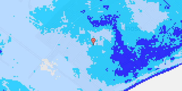 Ekstrem regn på Birkemose 54